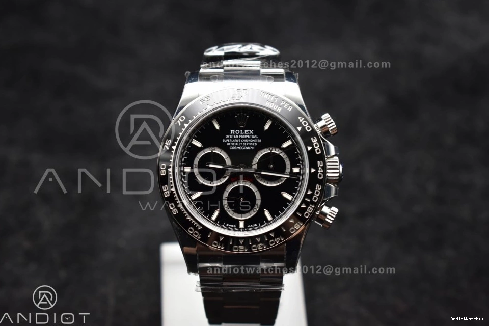Steel Bracelet Edition on Black SS VSF Best 126500 Daytona Classic Dial 1:1 780 904L DD 0827